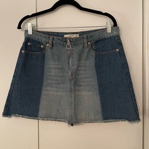 Size L Denim Skirt from Forever 21